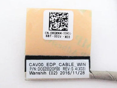 New Laptop LCD LED EDP Touch Screen Display Video Cable for Dell Latitude 3180 3189 13 7350 13-7350 DC02002OF00 0XGXNM XGXNM CAV00