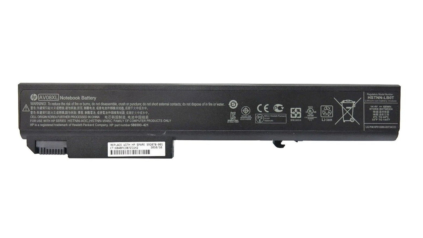 New Genuine Laptop Battery Pack for HP EliteBook 8530p 8530w 8540p 8540w 8730p 8730w 8740w 456946-001 KU533AA 463310-001 501114-001 484788-001 AV08 AV08XL HSTNN-I43C HSTNN-LB60 HSTNN-OB60 HSTNN-W46C 458274-341 458274-342 458274-361 458274-362 458274-421 458274-422 463310-141 493976-001 Original 8-Cell