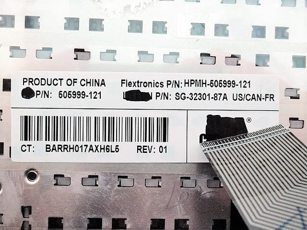HP Laptop Keyboard French Canadian for Pavilion DV2 DV2-1000 505999-121 517584-121 506782-121 SG-32301-87A New Keyboard Clavier French Bilingual Canadian CA CF Glossy Espresso Black