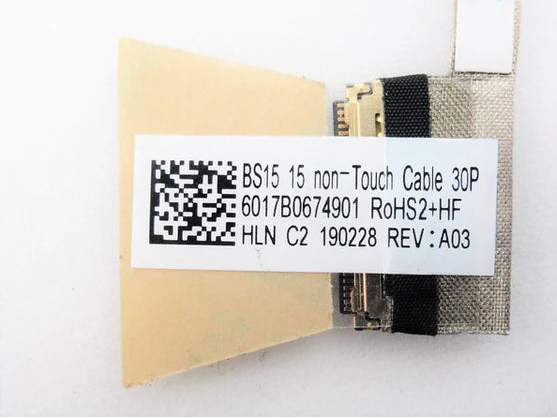 New Laptop LCD LED Non-Touch Screen Display Video Cable for HP ProBook 650 655 G2 G3 650G2 655G2 650G3 655G3 6017B0674901 BS15 30-Pin NTS
