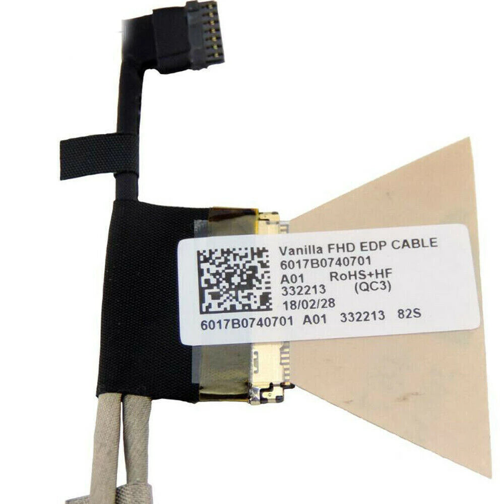 HP Laptop LCD Video Cable for ENVY 15-AS 6017B0740702 6017B0740701 New LCD LED EDP Display Screen Cable FHD 30-Pin Vanilla