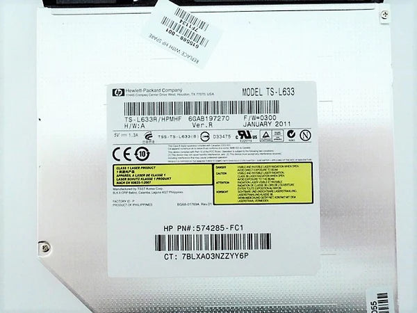 Laptop DVDRW DVD Writer Burner Optical Disk Drive SATA for HP Pavilion G62-300 G62-400 615588-001 Notebook Computer Used