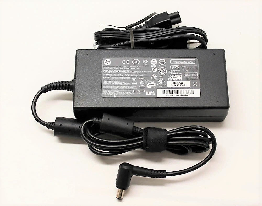 HP Genuine AC Power Supply Charger Adapter 19.5V 150W for EliteBook 8440p 8540p 8540w 8560p 8560w Business Z34c ENVY 20-D 23-1000 23-B 23-C 23-D 23-H 23-K 23-M 23-Q 27-N 27-P 32 34c Recline 23-K 23-M TouchSmart Pavilion 23-B 27-A All-in-One ENVY Phoenix Desktop PC 697317-001 A150A01CH HSTNN-HA09 TPC-CA52 TPC-DA52 TPC-LA52 ADP-150TBT PA-1151-09HA 681058-001 New