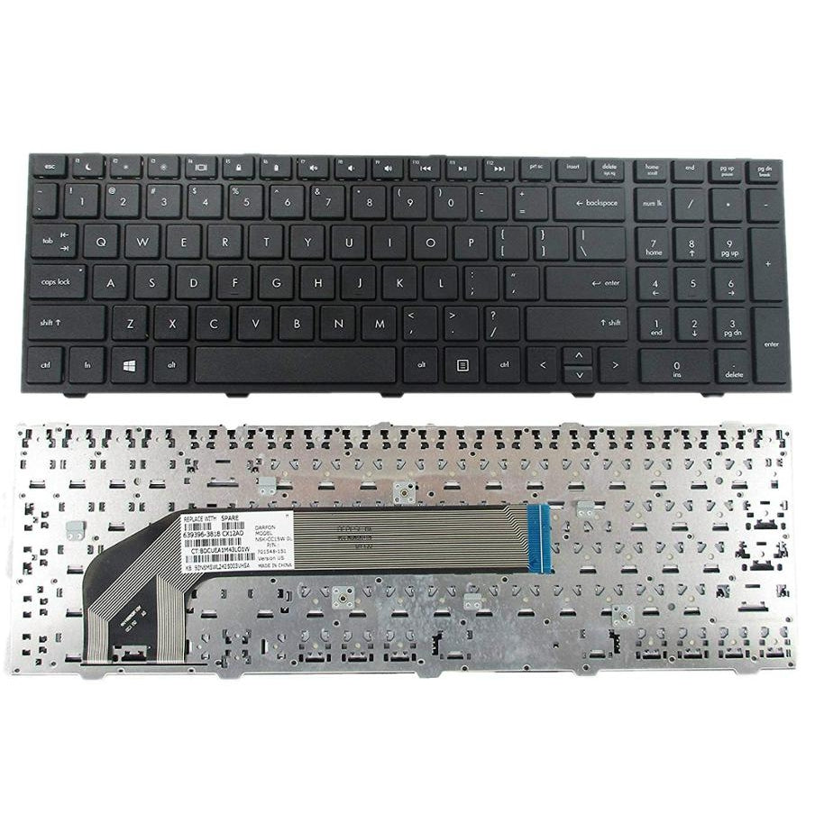 HP Laptop Keyboard US English No Pointer Cover/Frame for ProBook 4540s 4545s 4740s 4745s 676504-001 701548-001 701485-001 New