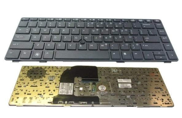 HP Laptop Keyboard US English with Pointer for ProBook 6460b 6465b 6470b 6475b EliteBook 8460p 8460w 8470p 8470w 700946-001 683833-001 684332-001 684336-001 701975-001 New