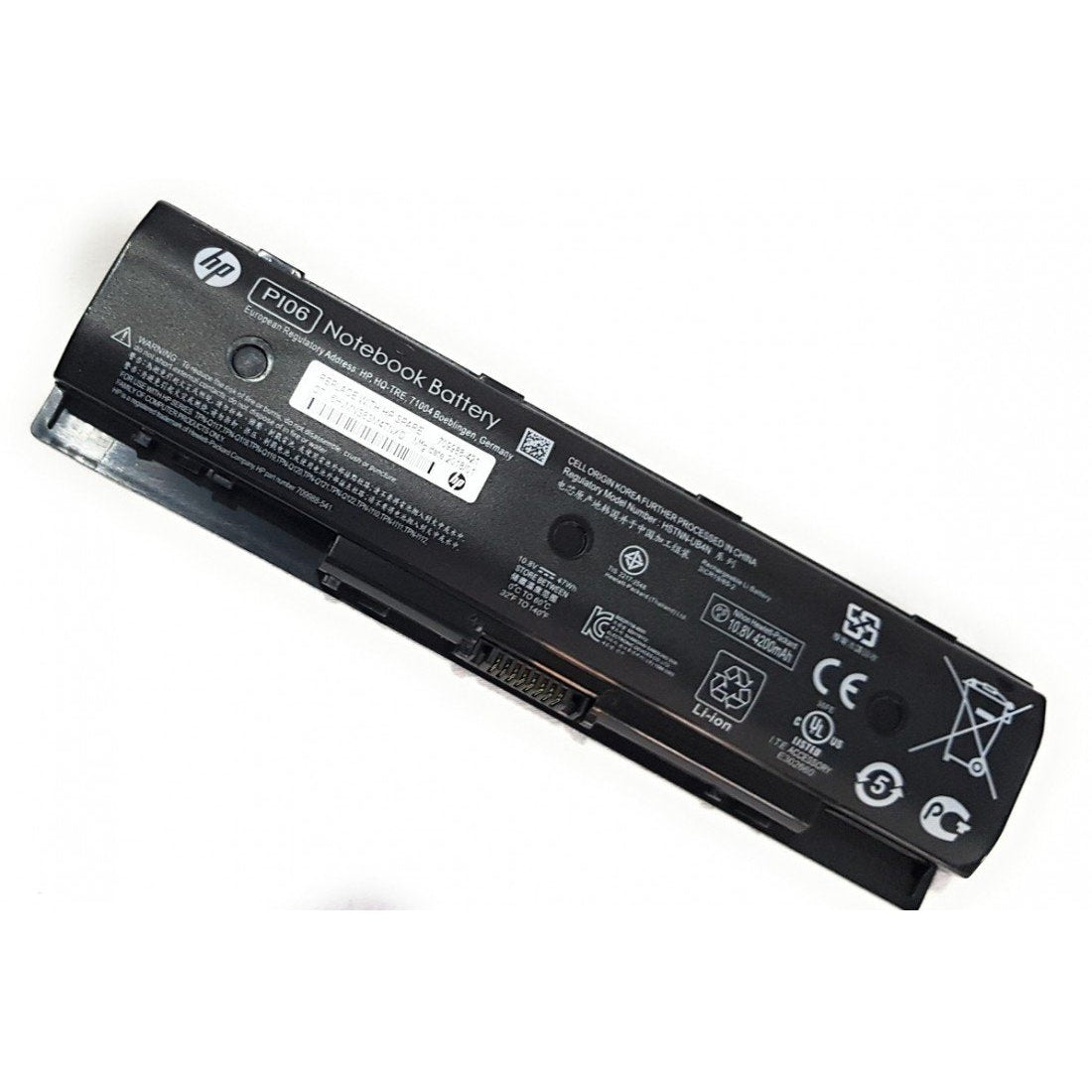 HP Laptop Battery Pack for Envy 15-J 15-Q 15T-J 15Z-J 17-J 17T-J M7-J Pavilion 14-E 15-E 15T-E 15Z-E 17-E 17Z-E 710416-001 710417-001 709988-421 709988-541 709988-851 709989-421 PI06 New Genuine Original 6-Cell 48Wh 11.1V