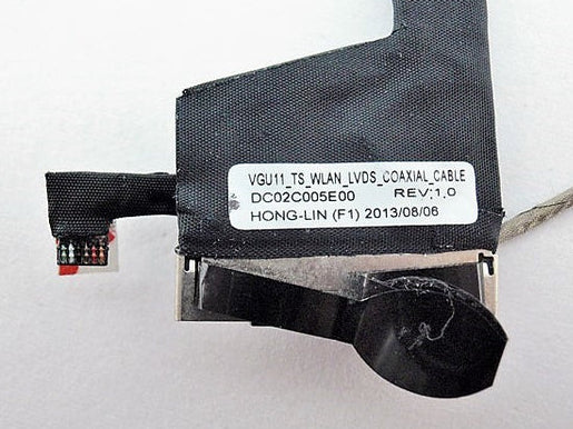 New Laptop LCD LED LVDS Touch Screen Display Video Cable for HP Envy M6-K M6-K000 M6-K100 SleekBook TouchSmart 725443-001 DC02C005E00 VGU11 WLAN Coaxial TS