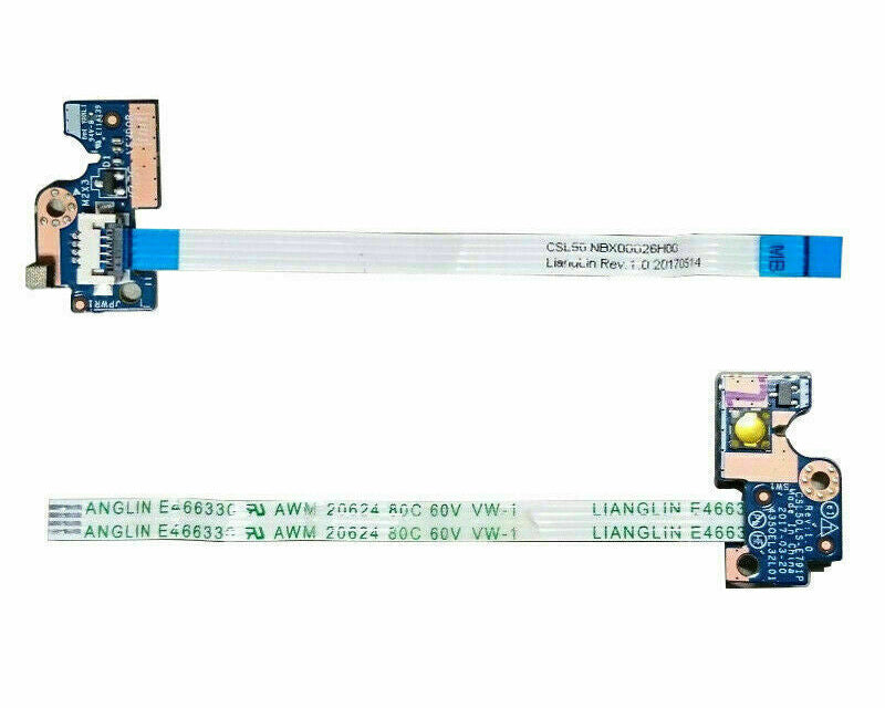 New Laptop On/Off Power Button Switch Board for HP Pavilion 15-BR 15T-BR 15-BS 15-BW 15-BW 15Z-BW 250 255 G6 LS-E791P NBX00026H00 924933-001 250G6 255G6 CSL50