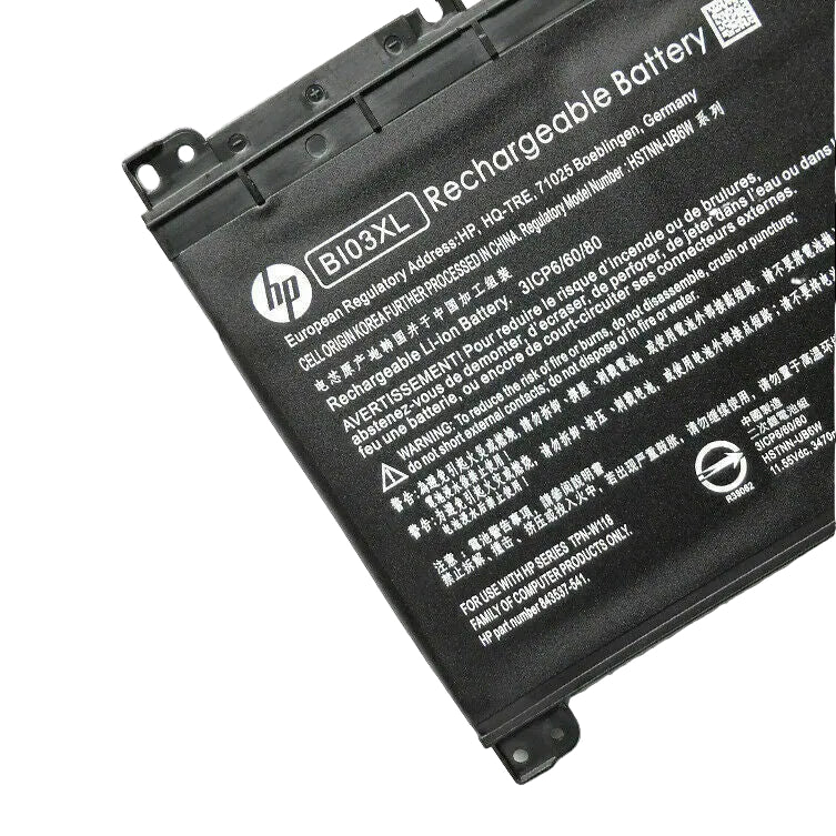 New Genuine Laptop Battery Pack for HP Pavilion x360 13-U M3-U Stream 14-AX BI03XL BI03 843537-421 843537-541 844203-850 844203-855 Original 3-Cell 41.7Wh 11.55V