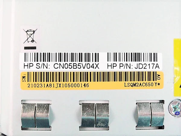 HP Power Supply - Proliant StorageWorks JD217A A7500 PSR650-A AC 650W