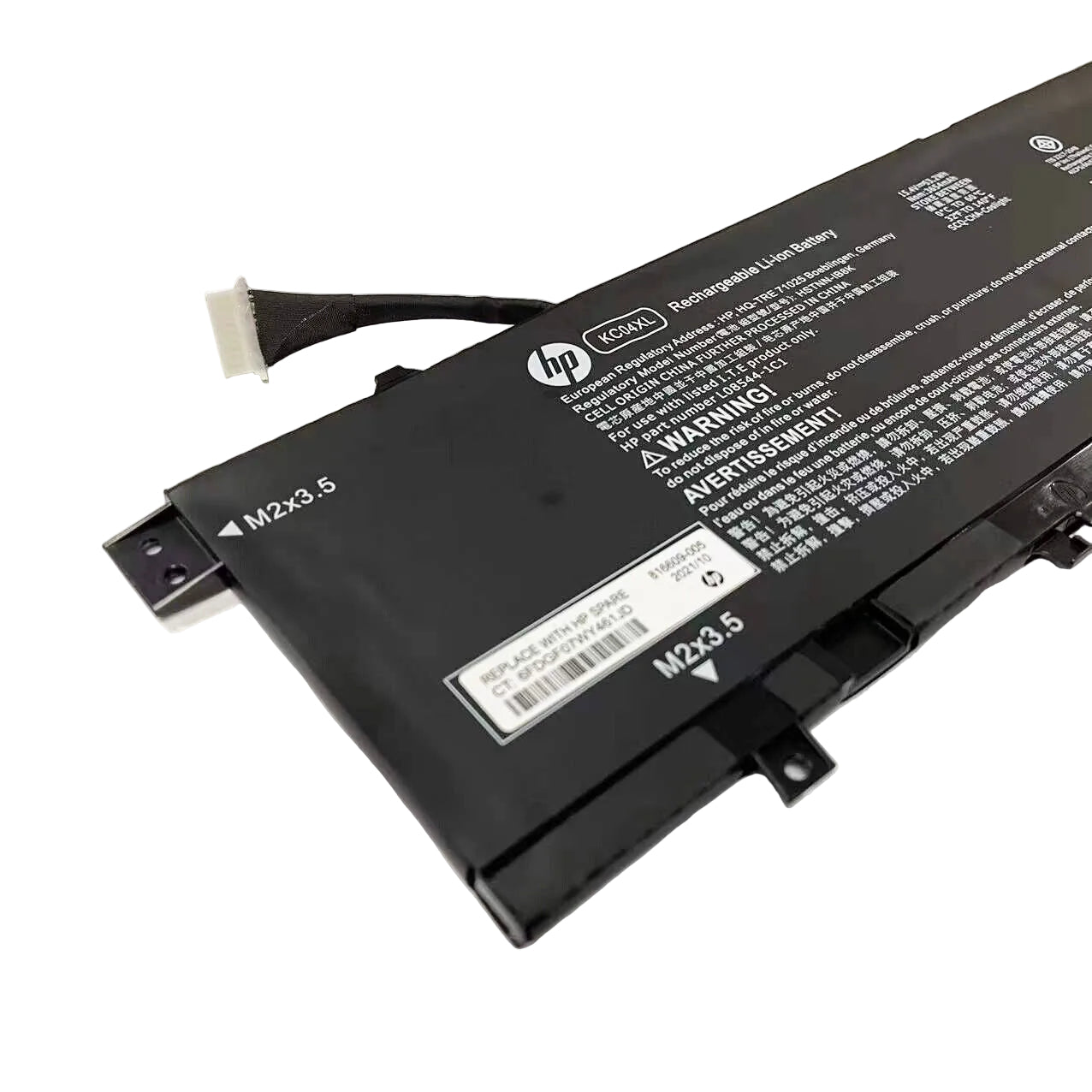 New Genuine Laptop Battery Pack for HP Envy x360 13-AG 13-AH 13-AQ 13-AR KC04053XL L08496-855 L08544-1C1 L08544-2B1 KC04 KC04XL Original 4-Cell 53.2Wh 15.4V