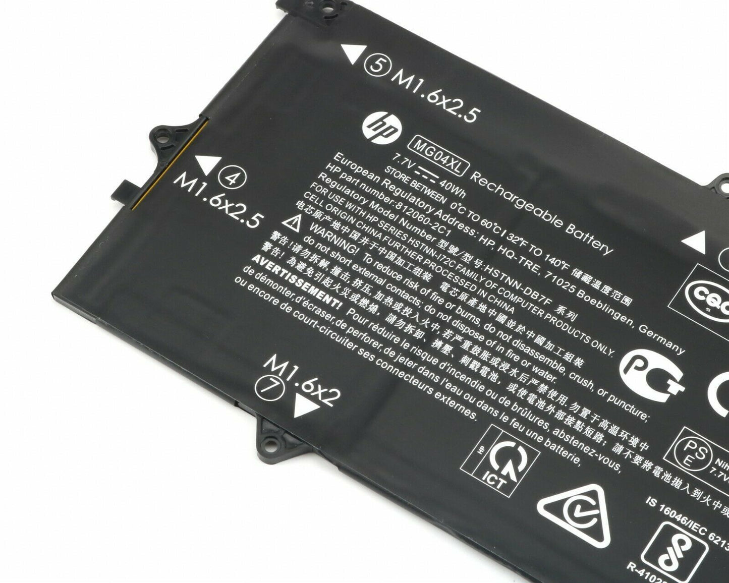 New Genuine Laptop Battery Pack for HP Elite x2 1012 G1 1012G1 Tablet PC MG04 MG04XL 812205-001 812060-2B1 812060-2C1 HSTNN-DB7F Original 4-Cell 40Wh 7.7V