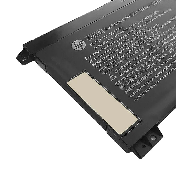 New Genuine Laptop Battery Pack for HP Envy X360 15-DR SA04XL SA04055XL L43248-AC1 L43248-AC2 L43248-541 L43267-005 Original 4-Cell 55.67Wh 15.12V
