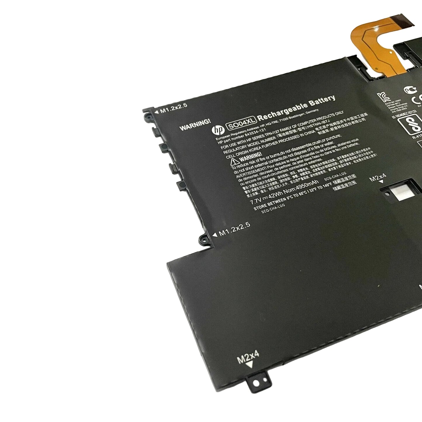New Genuine Battery Pack for HP Spectre 13 13-V SO04 SO04XL 843534-1C1 844199-855 HSTNN-IB7J TPN-C127 Original 4-Cell 38Wh 7.7V