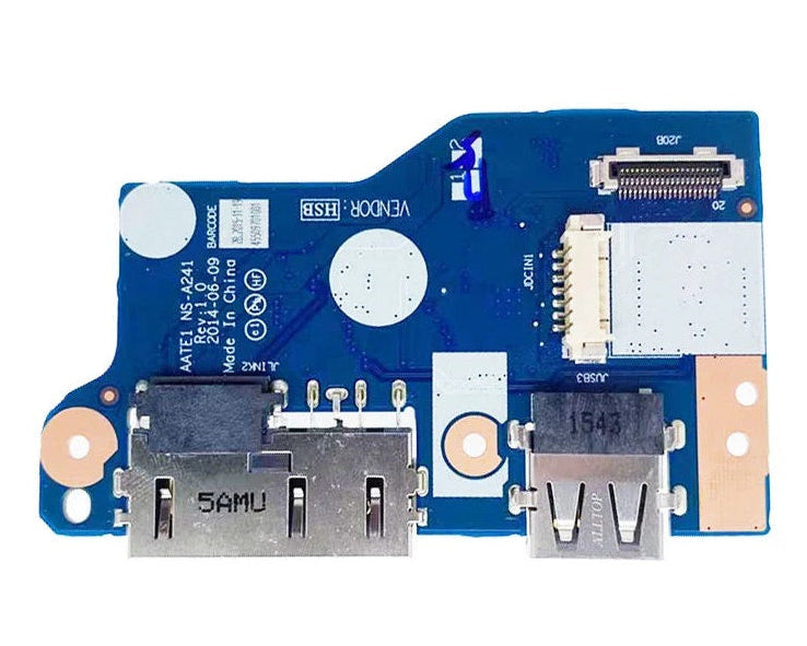 New Laptop DC In Power Jack Charging Port USB Socket Connector IO Board for Lenovo ThinkPad Edge E555 NS-A241 00HN423