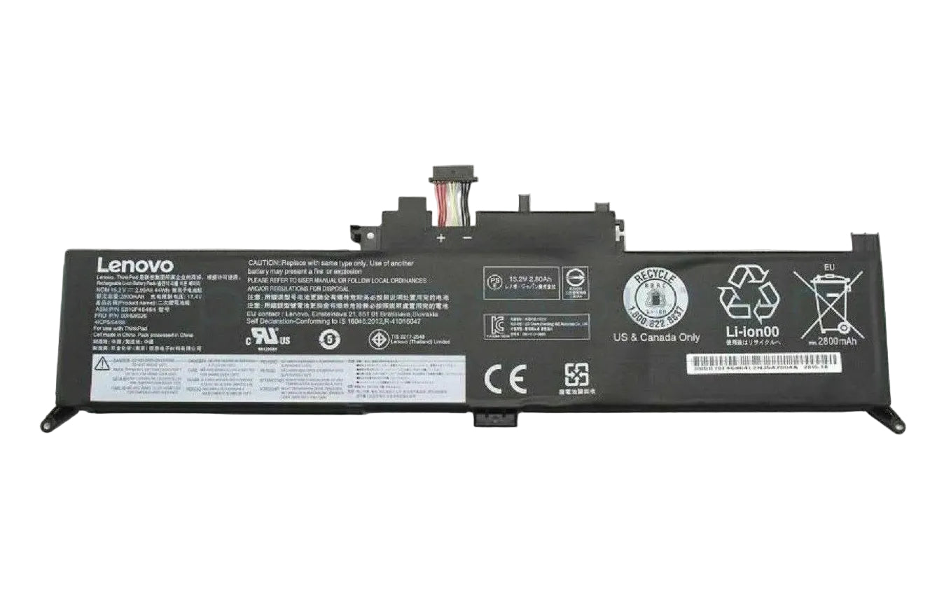 New Genuine Battery Pack for Lenovo ThinkPad Yoga 260 370 X260 X380 01AV434 00HW026 00HW027 01AV432 01AV433 SB10K97589 SB10L97590 SB10K97591 Original 4-Cell 51Wh 15.2V
