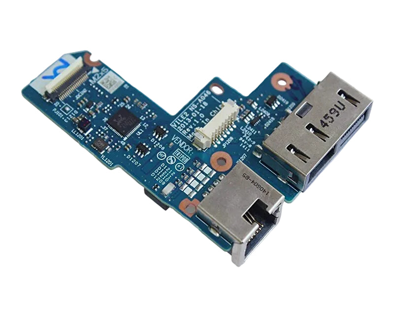 New Laptop DC In Power Jack Charging Port RJ45 ENET Socket IO Connector Board for Lenovo ThinkPad Edge E431 04X1080 NS-A046 VILE2