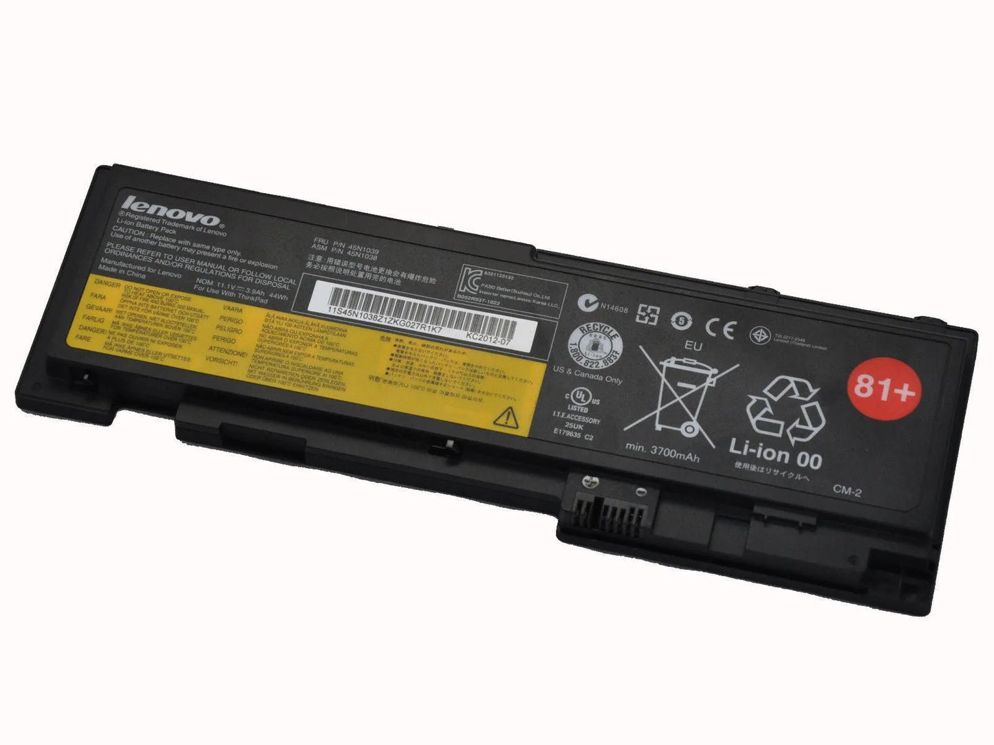 Lenovo 42T4845 New Genuine Battery ThinkPad T420s T420si T430s T430si 42T4844 42T4846 42T4847 45N1036