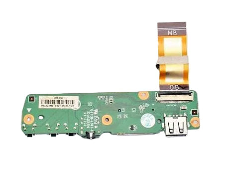 Laptop USB Port Card Reader Audio Jack Button Board with Cable for Lenovo Flex 3-1130 80LY 3005-01681 F12-151021-T-01 5C50K13630