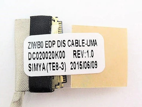 New Laptop LCD LED EDP Display Video Screen Cable for Lenovo IdeaPad B40 B40-30 B40-45 B40-70 B41-30 E40 E40-30 E40-70 E40-80 E41-80 N40-70 DC020020K00 35024358 90205331 DIS Discrete UMA ZIWB0