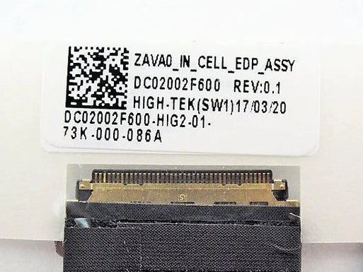 New Laptop LCD LED EDP Display Video Screen Flex Cable for Lenovo Yoga 710-14IKB 710-15ISK DC02002F600 ZAVA0 IN CELL