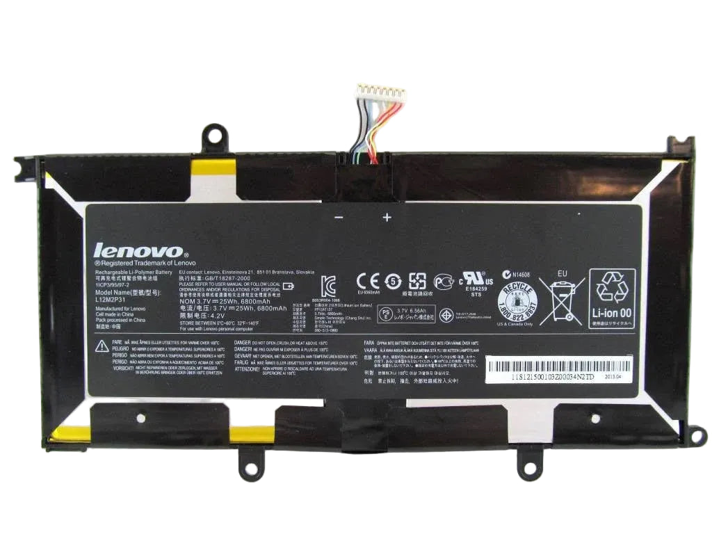 New Genuine Battery Pack for Lenovo IdeaPad K3 IdeaTab K3 Lynx K3011W Tablet PC L12M2P31 Original 2-Cell 25Wh 3.7V