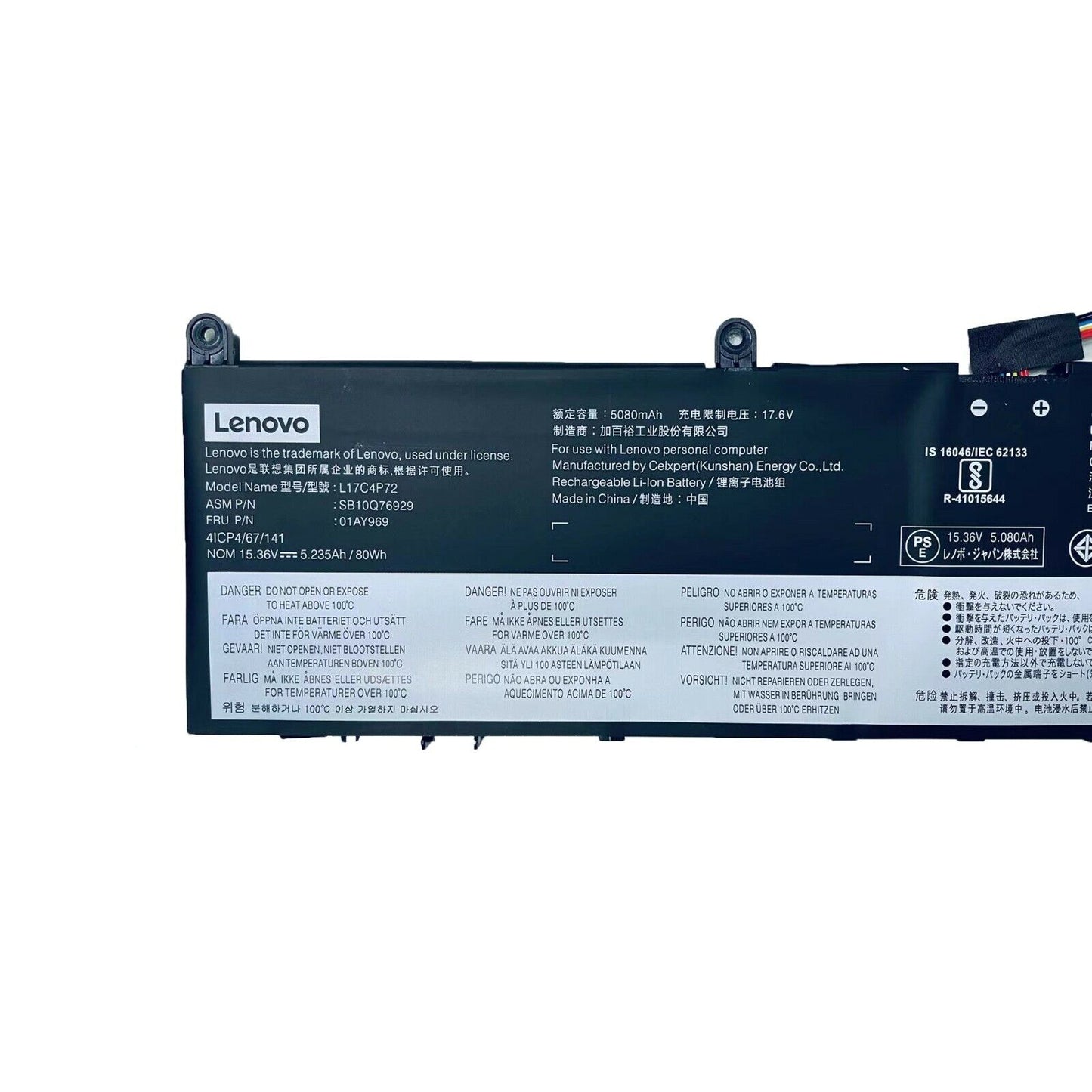 Lenovo L17C4P72 New Genuine Battery ThinkPad P1 X1 Extreme 1st 2nd Gen L17M4P72 L18M4P71 01AY969