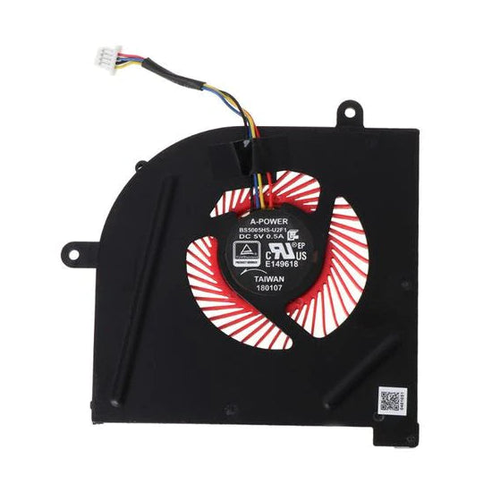 New Laptop CPU Cooling Fan for MSI Stealth Pro GS63 GS63VR GS73 GS73VR MS-16K2 MS-16K3 MS-17B1 MS-17B2 BS5005HS-U2F1 MS16K2 MS16K3 MS17B1 MS17B2