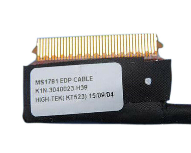 New Laptop LCD LED EDP Non-Touch Screen Display Video Cable for MSI GT72 2QE GT72S 6QE MS-1781 MS-1782 K1N-3040023-H39 K1N-3040052-H39 K1N-3040053-H39 30-Pin NTS