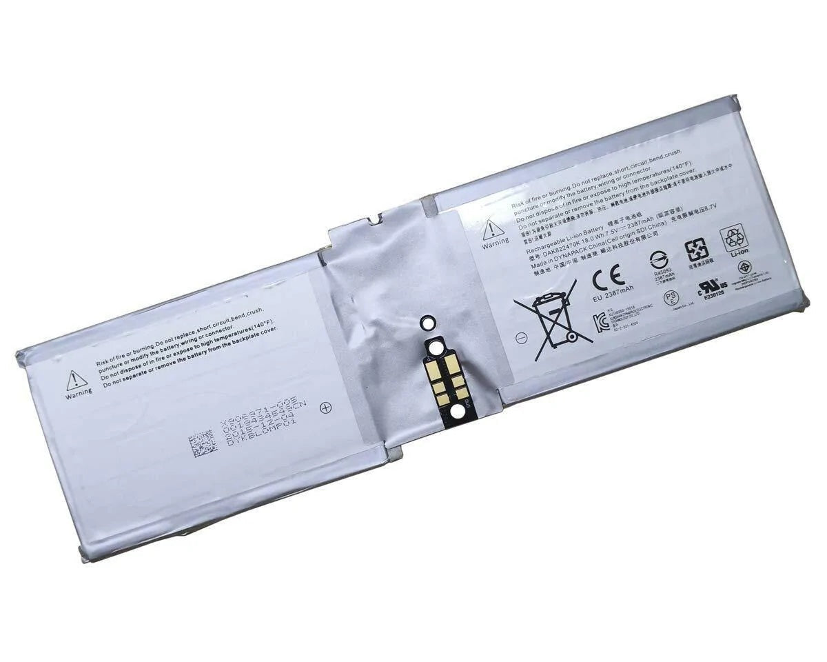 New Genuine Laptop Battery Pack for Microsoft Surface Book 1 2 1703 1704 1705 CR7 13.5 CR7-00005 CR7-00007 G3HTA020H DAK822470K Original 2-Cell 18Wh 7.5V