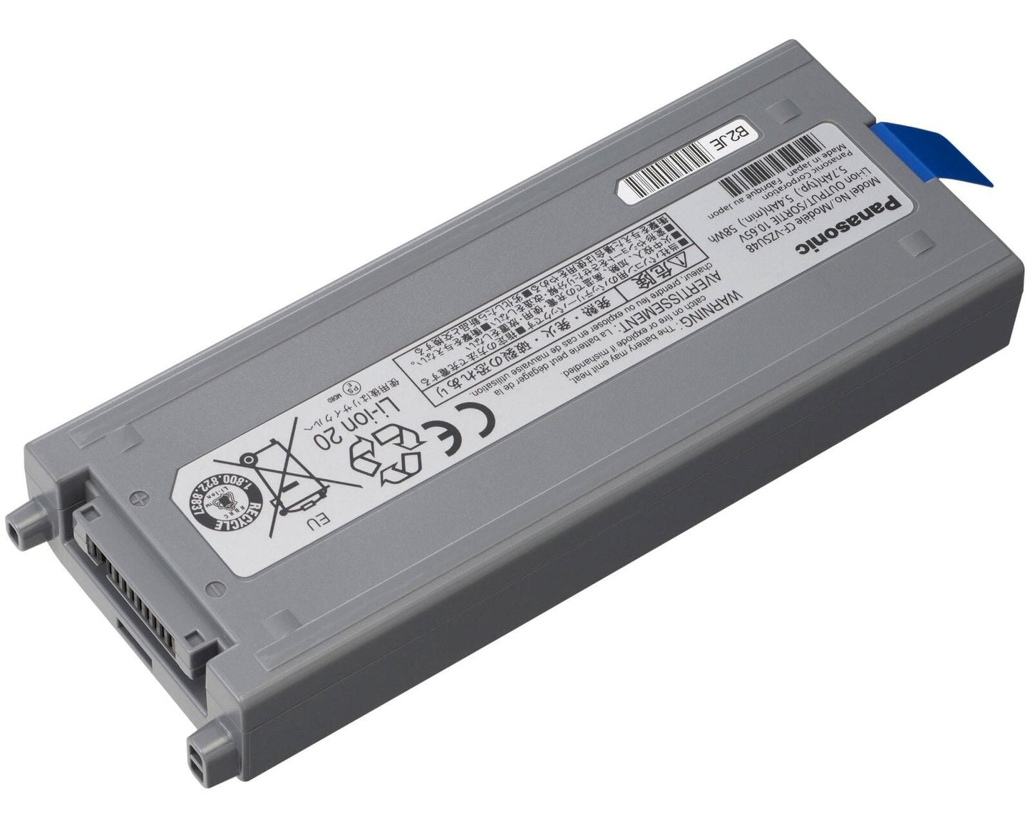 New Genuine Laptop Battery Pack for Panasonic ToughBook CF-19 MK1 MK2 MK3 MK4 MK5 MK6 MK7 MK8 CF-VZSU48 CF-VZSU48U CF-VZSU48R CF-VZSU28 CF-VZSU50 CF-VZSU50U Original 6-Cell 58Wh 10.65V