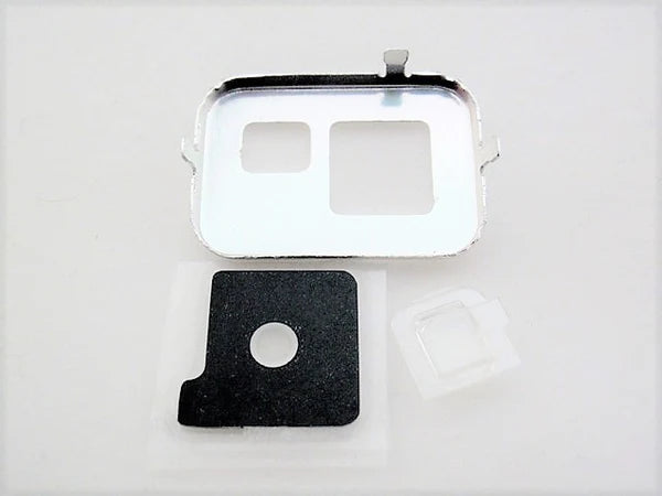 Samsung Silver Rear Camera Lens Cover Bezel Galaxy S2 i9100 i9108 i777
