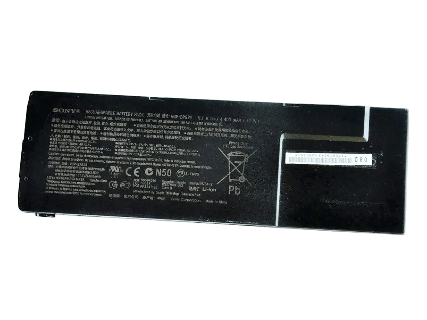 New Genuine Laptop Battery Pack for Sony VAIO VPC-SA VPC-SB VPC-SC VPC-SD VPC-SE VGP-BPL24 VGP-BPSC24 VGP-BPS24 Original 6-Cell 49Wh 11.1V