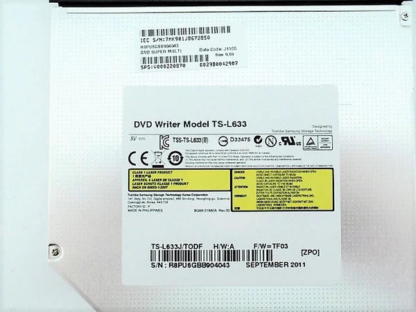 Toshiba DVDRW Drive for Satellite C650 C655 L650 L655 L655D V000220870