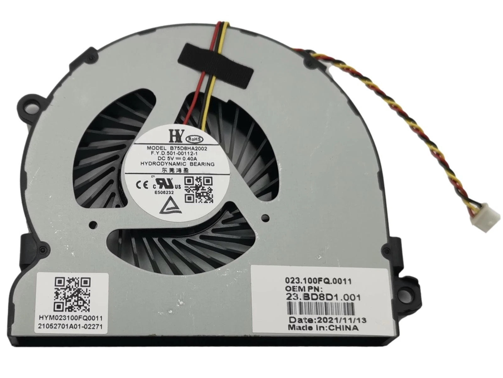 New CPU Cooling Fan for Acer AIO Aspire C22-860 C24-860 B75D8HA2002 23.B93D1.001 CPU DC5V