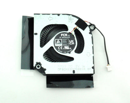 New Laptop GPU Cooling Fan for Acer Nitro AN517-55 Predator Helios PH315-55 PH317-56 DFSCK22D05883M FPDG 23.QLZN2.002 23.QGVN2.001 GPU Graphics VGA Video Cooling Fan DC12V