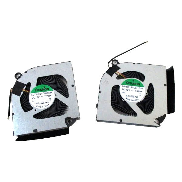 Acer Laptop CPU GPU Cooling Fans for Nitro AN71-71 AN71-72 EG75091S1-C071-S9A EG75091S1-C082-S9A 23.QJFN7.005 New CPU and GPU Graphics Cooling Fans DC12V