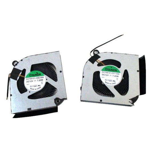 Acer Laptop CPU GPU Cooling Fans for Nitro AN71-71 AN71-72 EG75091S1-C071-S9A EG75091S1-C082-S9A 23.QJFN7.005 New CPU and GPU Graphics Cooling Fans DC12V