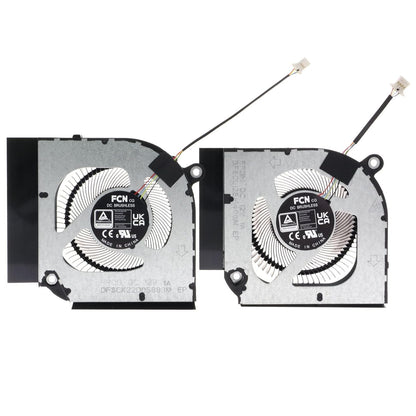 Acer Laptop CPU and GPU Cooling Fans for Nitro 5 AN515-46 AN515-55 AN515-58 AN517-41 AN517-42 AN517-55 Predator Helios 300 PH317-55 PH317-56 23.QFJN2.001 23.QFJN2.002 23.QDQN2.002 23.QFJN2.002 23.QDQN2.001 DC280010VF0 DC280010WF0 DFSCL12E16486M FPDH DFSCK22D05883M FPDG New DC12V (Not 5V)