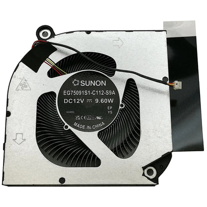 New Laptop CPU Cooling Fan for Acer Predator Helios Neo 16 PHN16-71 18 PHN18-71 EG75091S1-C112-S9A DFSCK2205883M FQ1J FCN15DC77F001 SOLDQ5DC77F020 23.QLTN7.002 CPU Processor Cooling Fan DC12V