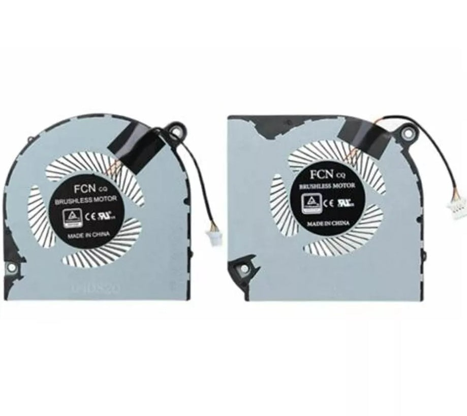 New Laptop CPU GPU Cooling Fans for Acer Nitro 5 AN515-43 AN515-54 AN517-51 7 AN715-51 Predator PH315-52 PH317-53 24.Q59N2.001 NS85C06-18K20 NS85C06-18K21 DFS561405PL0T FL1K DFS531005PL0T FL78 DFS541105FC0T FJN1 DC5V (Not 12V)