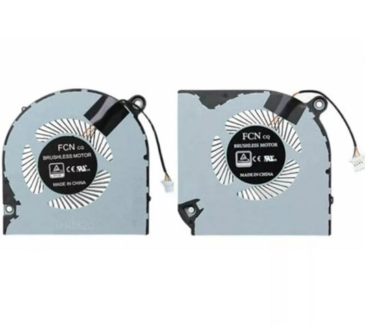 New Laptop CPU GPU Cooling Fans for Acer Nitro 5 AN515-43 AN515-54 AN517-51 7 AN715-51 Predator PH315-52 PH317-53 24.Q59N2.001 NS85C06-18K20 NS85C06-18K21 DFS561405PL0T FL1K DFS531005PL0T FL78 DFS541105FC0T FJN1 DC5V (Not 12V)