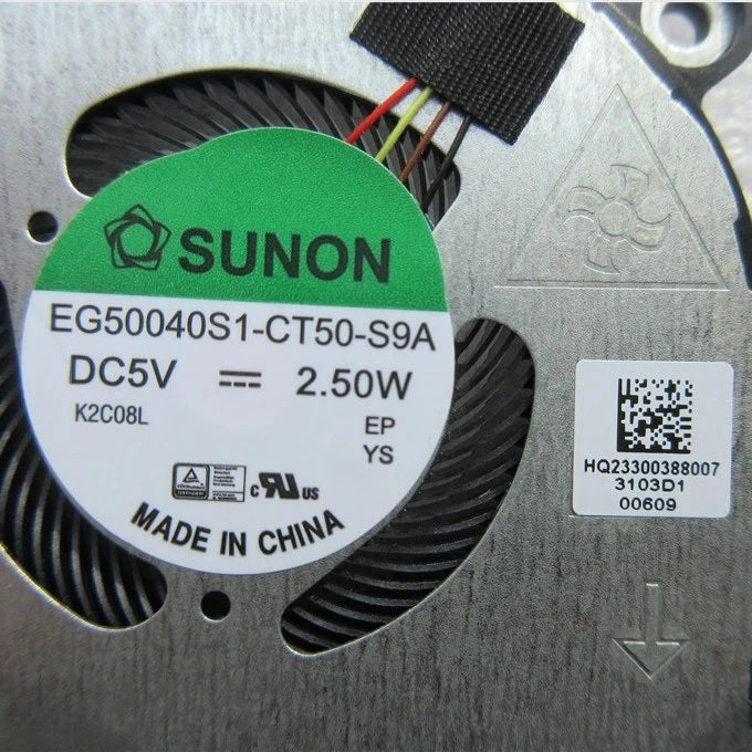 Acer Laptop Left Side Cooling Fan for Swift 5 SF514-56T N21H2 EG50040S1-CT50-S9A HQ23300388007 New Longer Cable DC5V