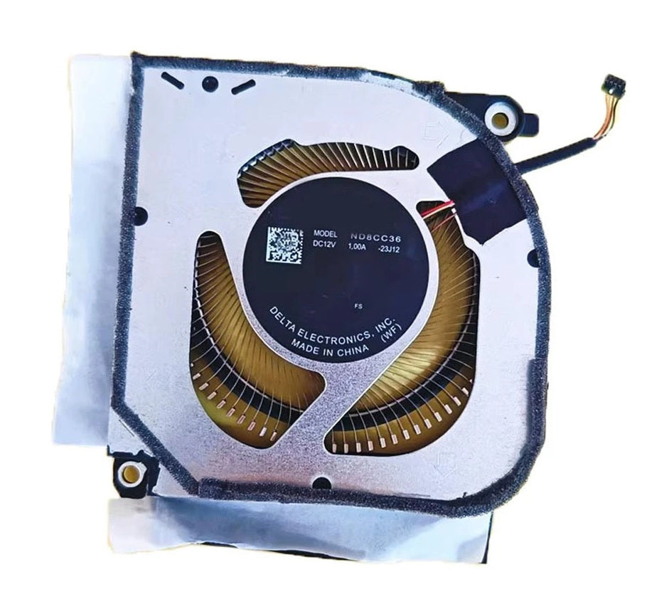New Laptop Replacement Cooling Fan for Acer Nitro 14 AN14-41 ND8CC36-23J12 DC12V (Not 5V) Metal Fan Blades