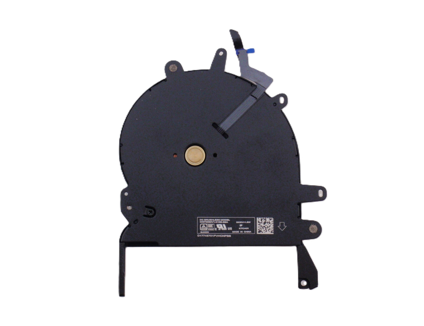 Apple Laptop CPU Cooling Fan for MacBook Pro 15 A1707 (Touch Bar Models Only) 2016-2017 A1990 2018-2019 610-00150 610-00152 MG70050V1-C160-S9A 923-01471 New Right Side CPU Processor Cooling Fan