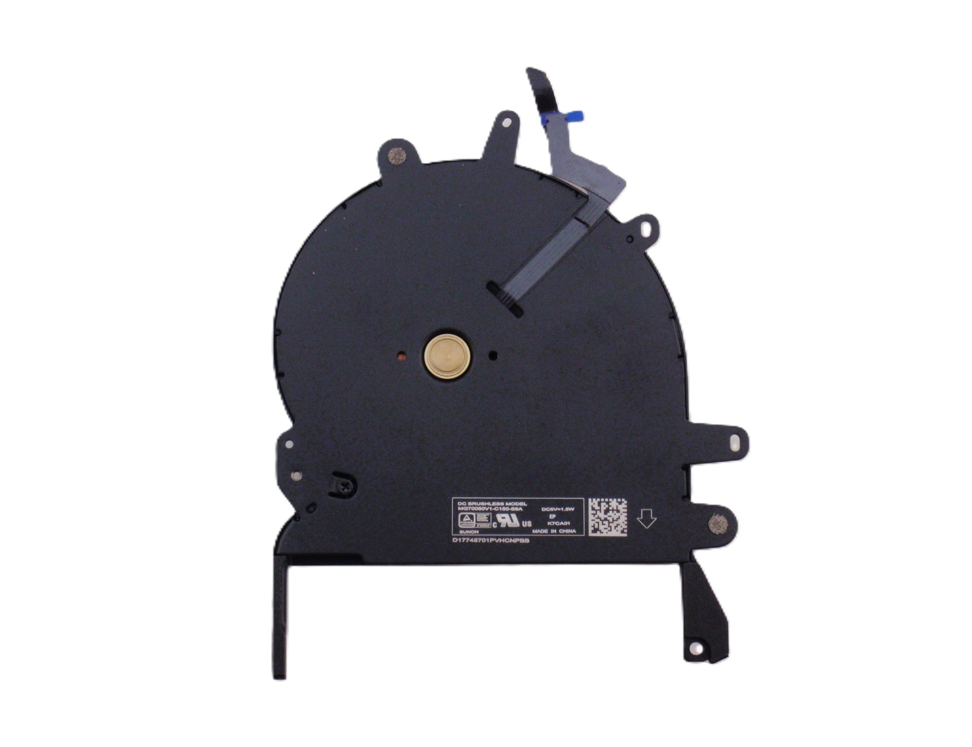 Apple Laptop CPU Cooling Fan for MacBook Pro 15 A1707 (Touch Bar Models Only) 2016-2017 A1990 2018-2019 610-00150 610-00152 MG70050V1-C160-S9A 923-01471 New Right Side CPU Processor Cooling Fan