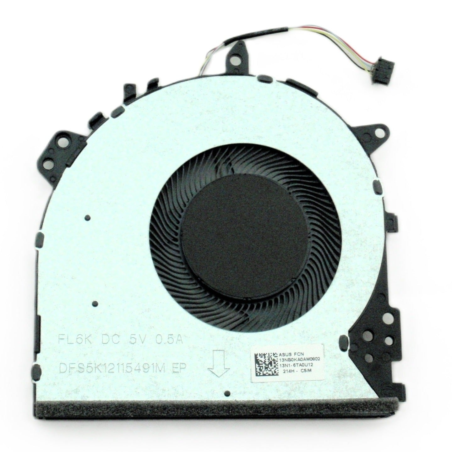 ASUS CPU Cooling Fan VivoBook A412 A512 A512U F512 F512D F512FA F512U F512UA K512 X512 X512DA X512FA X512UA X512UB X512UF X513 13NB0KA0AM0811