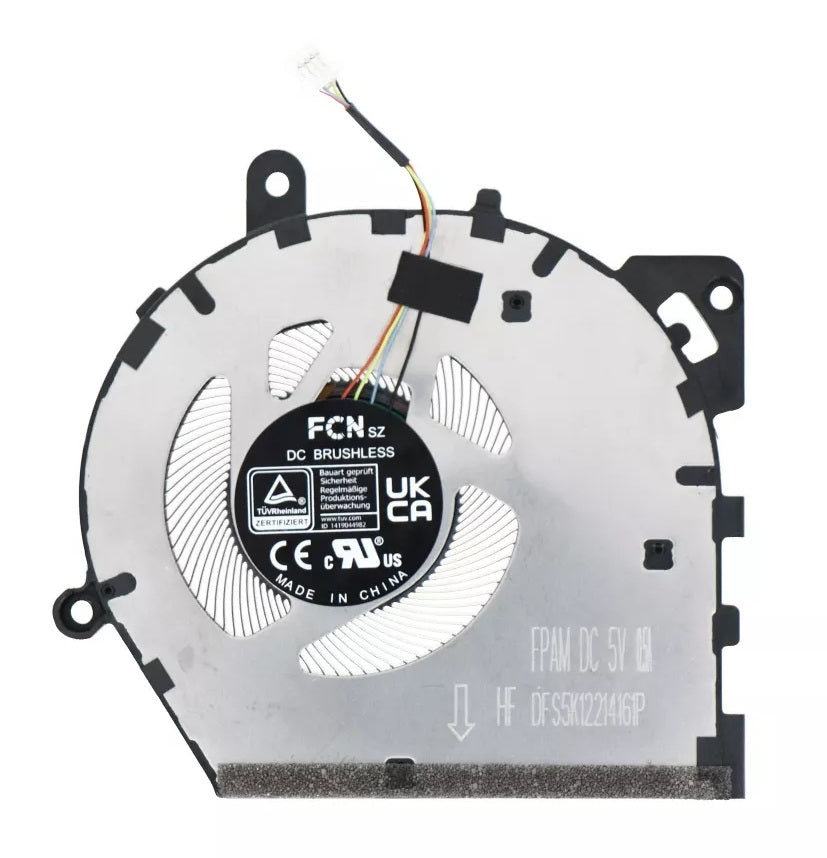 New Laptop CPU Cooling Fan for ASUS ZenBook S 13 OLED UM5302T UM5302TA X13 UM5302T 13NB0WA0T01011 DFS5K12214161P FPAM FS2X HQ23300310000 HQ23300310007 DC5V