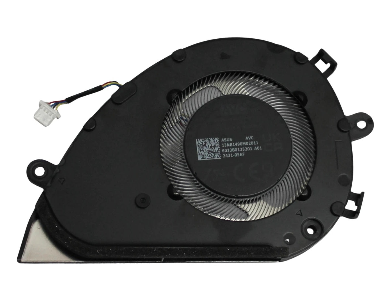 ASUS Laptop CPU Processor Cooling Fan for VivoBook S14 OLED D5406NA M5406NA M5406UA M5406WA S5406MA S5406SA VivoBook S15 OLED M5506UA M5506NA S5506MA S5506WA VivoBook S16 OLED M5606UA M5606NA S5606KA S5606MA K5504VA K5504VAB K5504VN S5507QA Q5507QA Q423SA-U5512 13NB1490M02011 BAPA0905R5HY011 6033B0135201 New DC5V