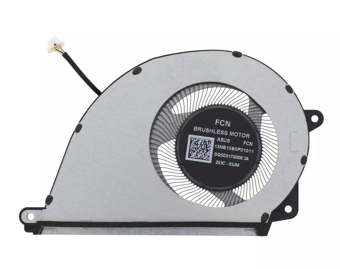 New Laptop CPU Cooling Fan for ASUS VivoBook X1407CA X1407QA X1607 X1607CA X1607QA 13NB15B0P01011 13NB1600P02021 6033B0150301 BA406AFHNF2400TN DQ5D517G008 DC5V
